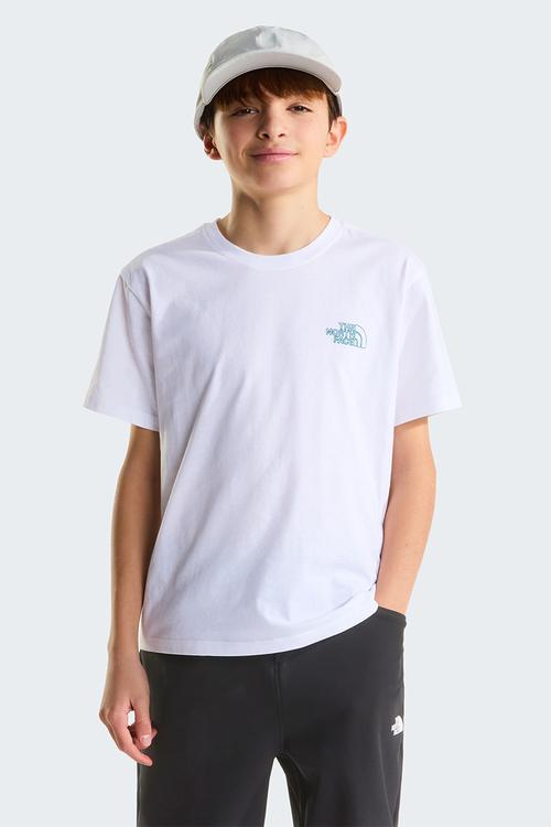 Teen alien relaxed tee graphic - tnf white