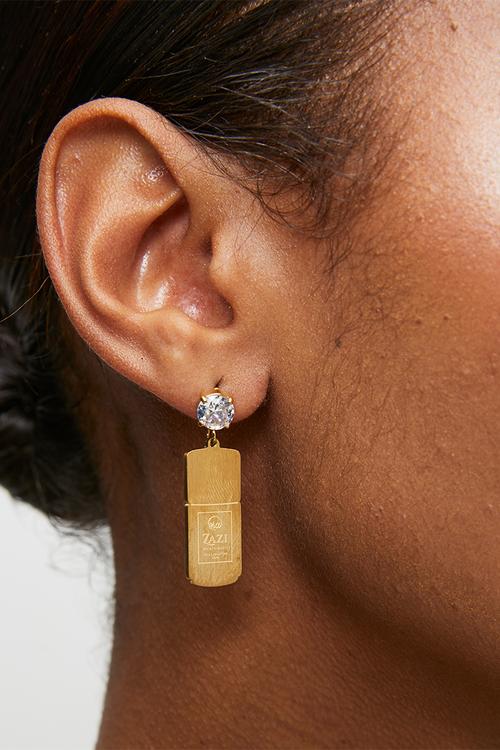 Zazi Eau Da Parfum Earrings - Gold