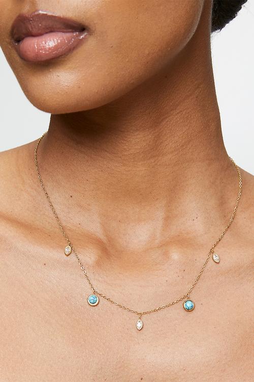 Elegant Drop-Necklace - Gold