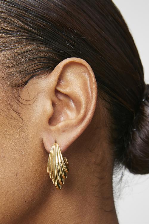 Bold Statement Earrings - Gold