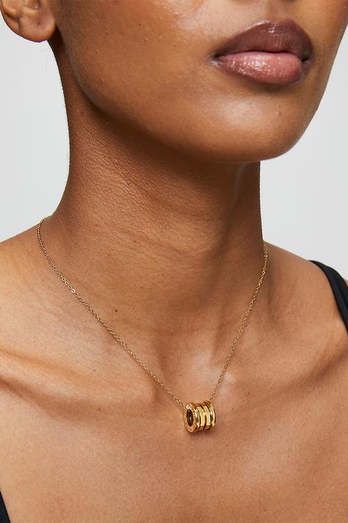 Trendy Pendant Necklace - Gold