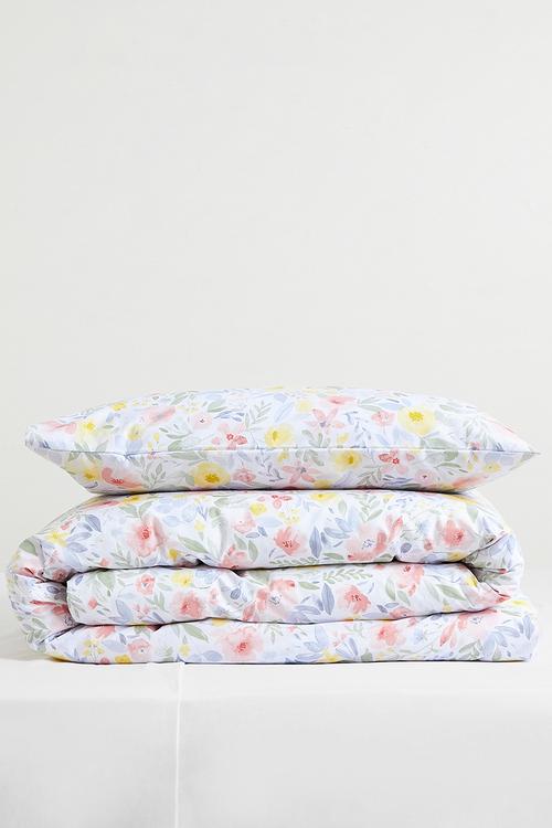 Annabelle Floral Cotton Blend Kids Duvet Set Multi