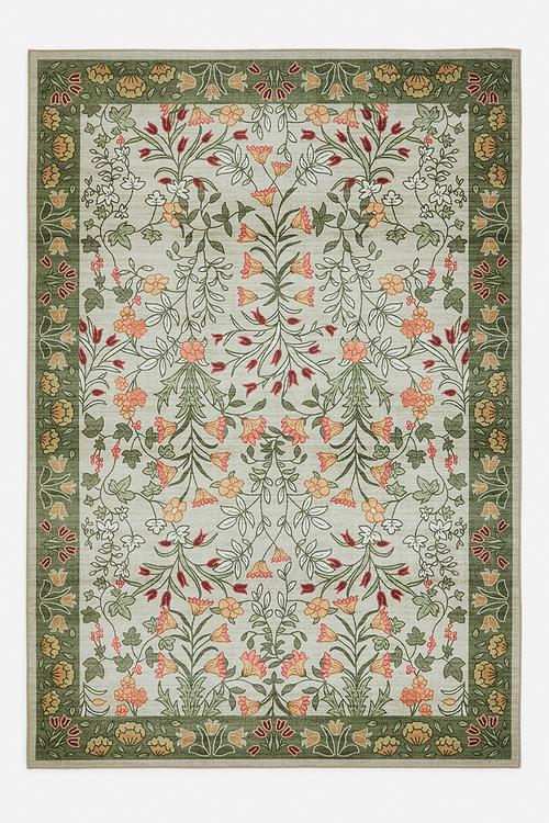 Brisbane Abelia Flora Rug - Green 