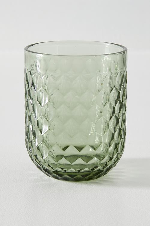 Tumbler Glass Green 7.4x7.4x9.4cm