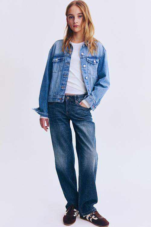 Straight leg jeans - dark denim blue
