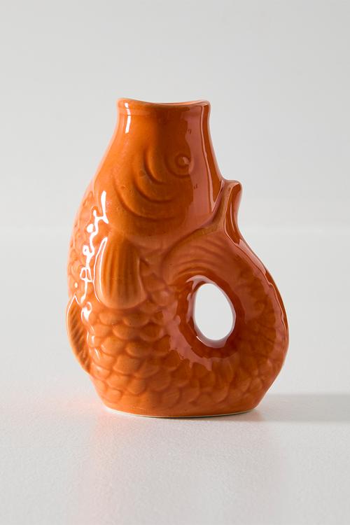 Fish Stoneware Vase - Terra 