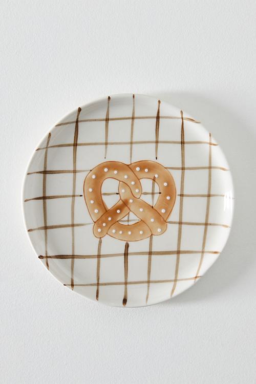 Pretzel Stoneware Tapas Plate Natural  