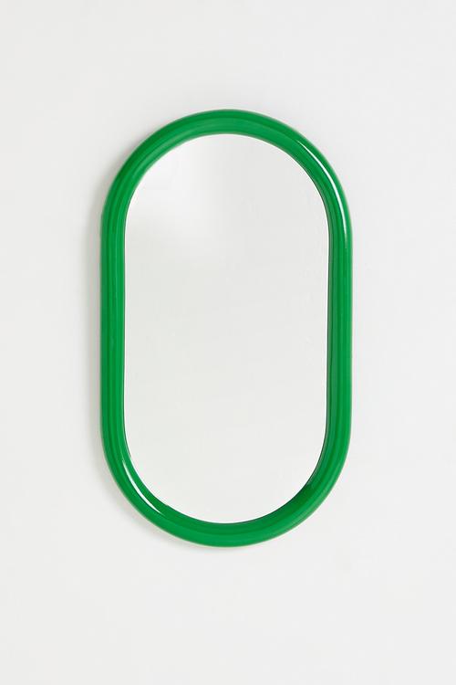 Pill Resin Mirror - Green