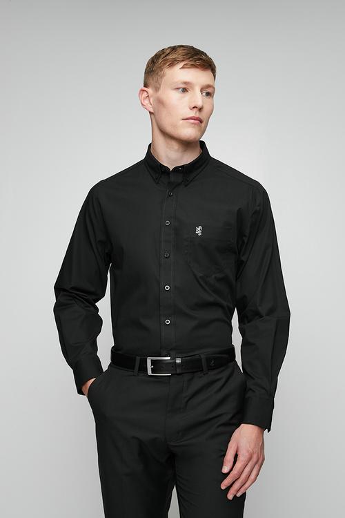 Pringle Jacob Ls Classic Stretch Shirt - Black