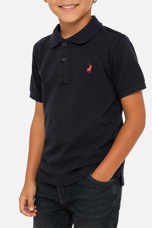 Boys Austin Ss Golfer - Navy