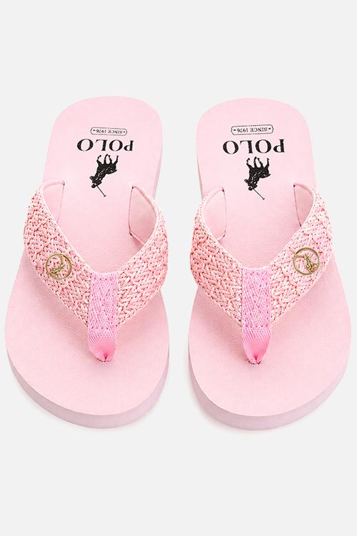  Raffia Flip Flop  - Pink