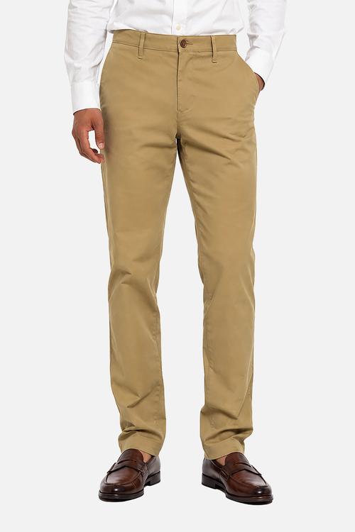 Mens essential slim leg chino - brown