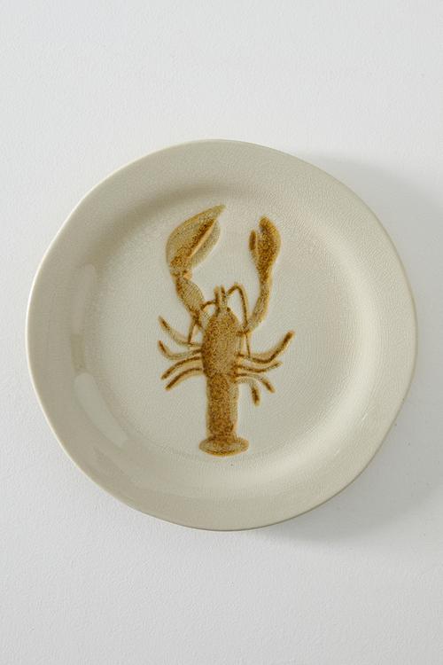 Lobster Stoneware Serving plate - Natural 