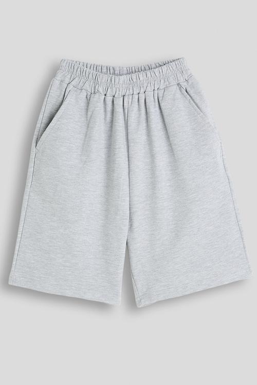 Sweatshorts with drawstring - light grey