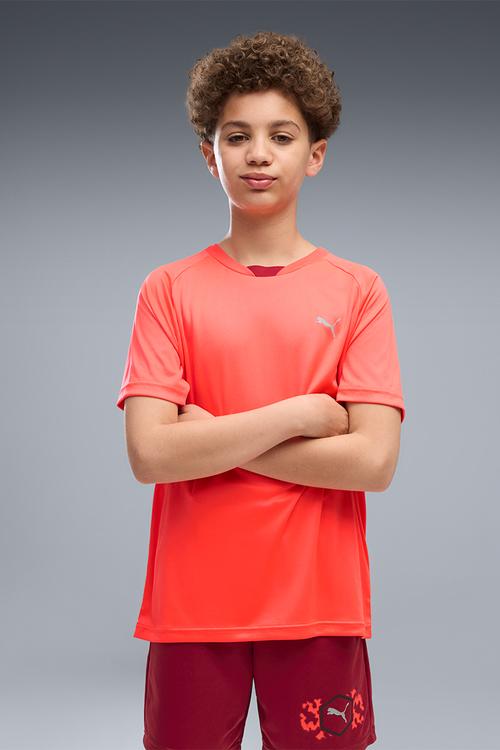 Active Sports Poly Back Graphic Tee B - Ultra Red