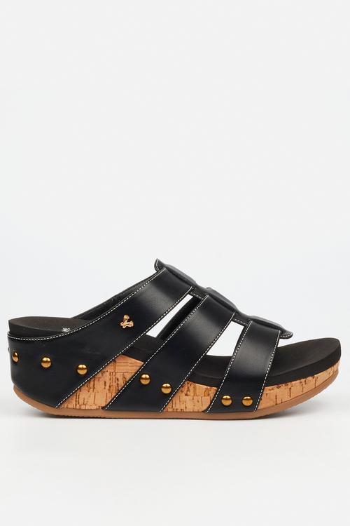 Dido 7 mule sandal - black