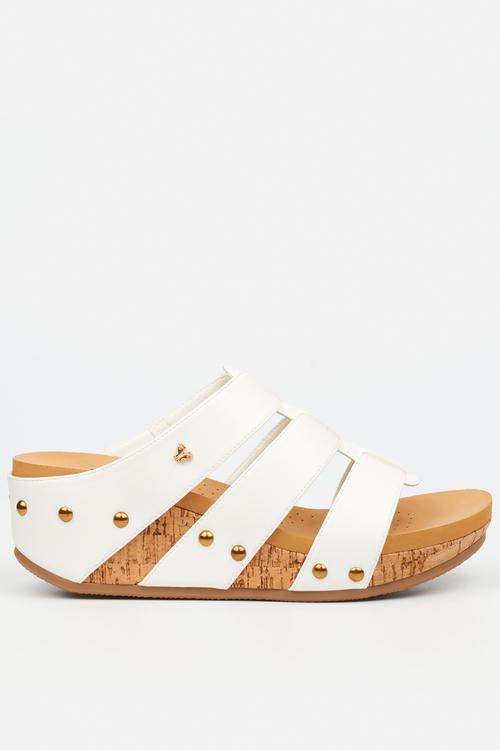 Dido 7 mule sandal - white