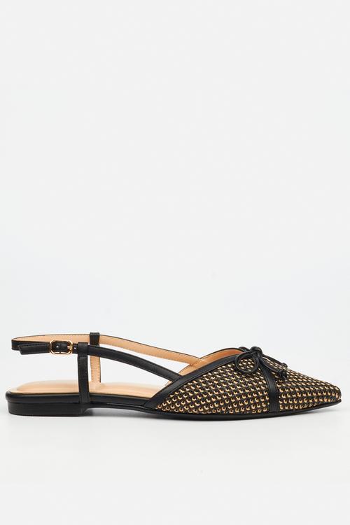 Lyell 1 slingback - black