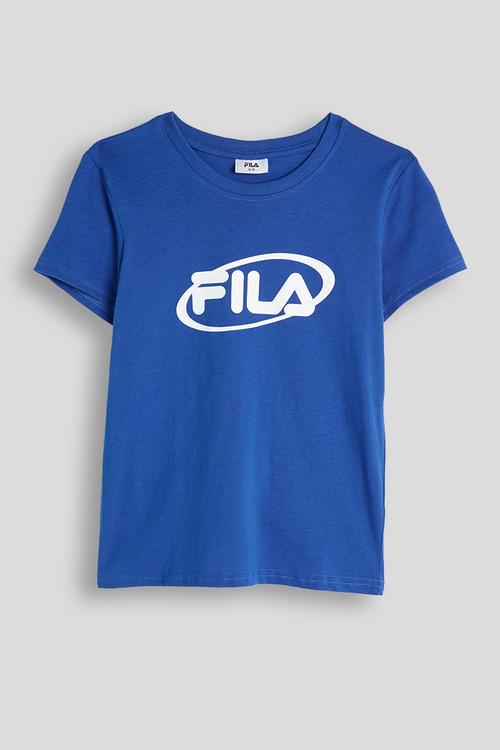 Revel T-Shirt -Strong Blue/ White