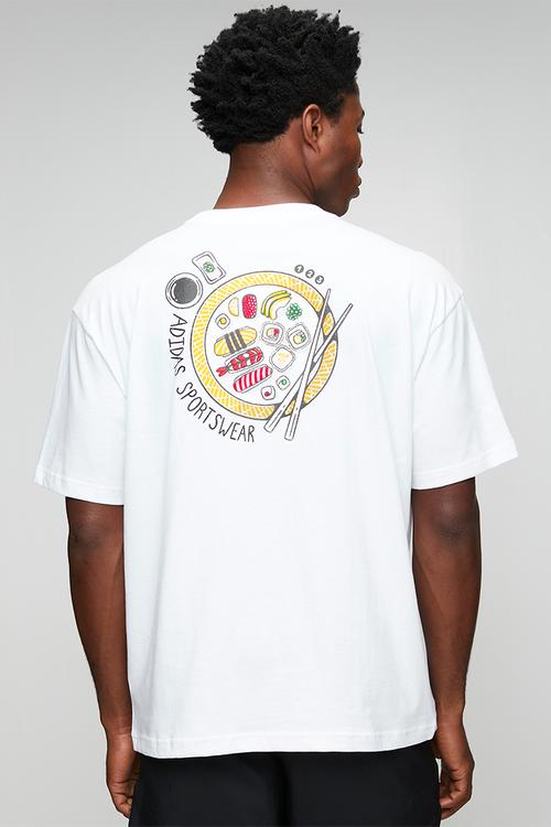 SUSHI Backprint Tee  - White