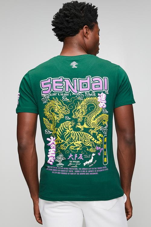 Kovu T-shirt - Green Multi