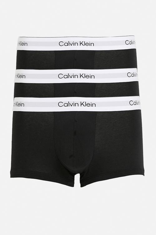 Low Rise Trunk 3 Pack - black
