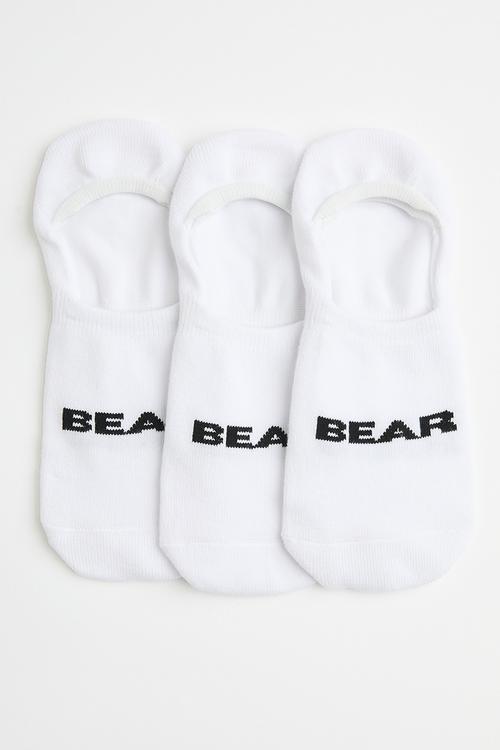 3Pk Sneaker Style - White/Black