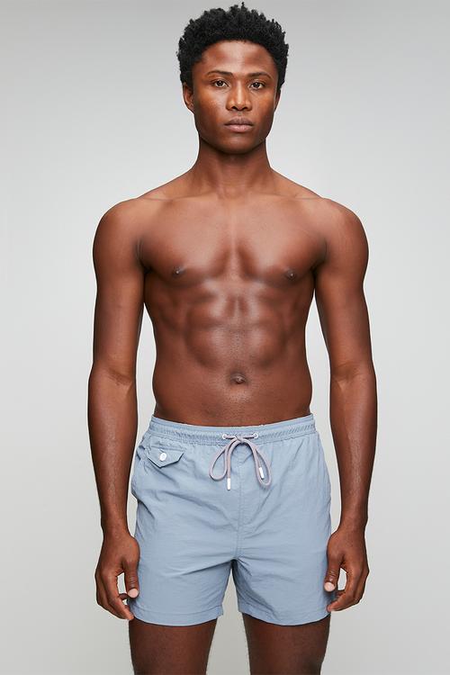 MENS TASLAN SWIMSHORT PIERBLUE - PALE BLUE