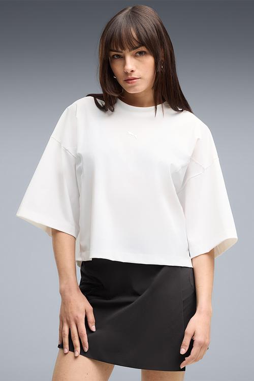 Pumatech Sense Oversized Warpknit Short Tee - Puma White
