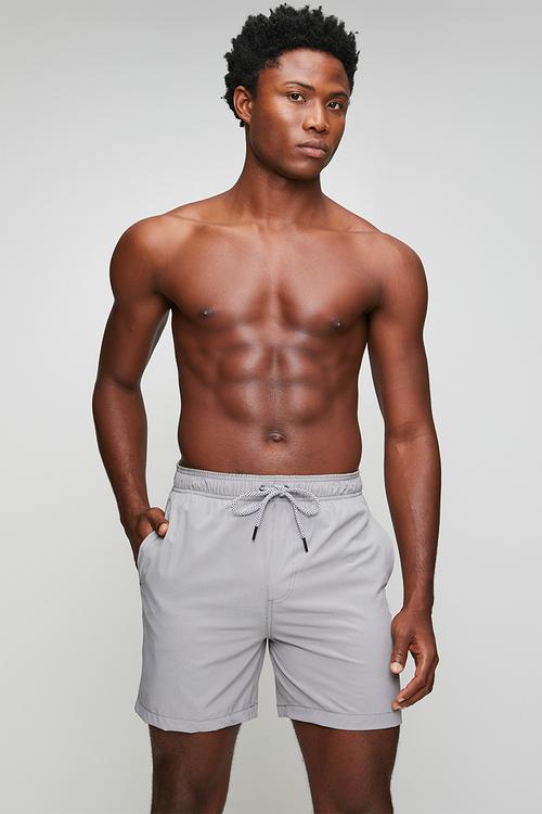 MENS  SWIMSHORTS MARINAGRY - STEEL GREY