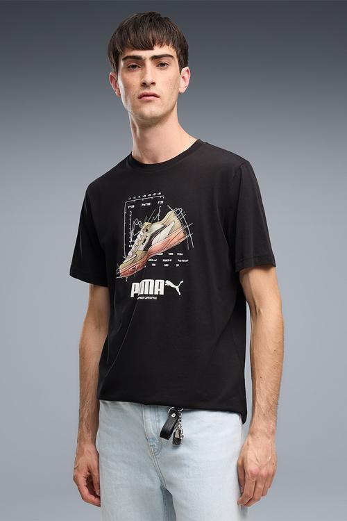 GRAPHICS Sneaker Tee - Black
