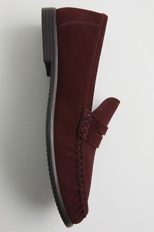 Loafers - burgundy