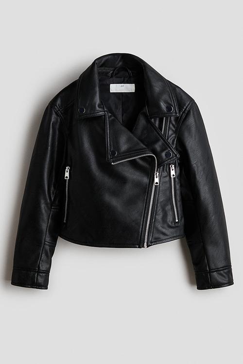 Biker jacket - black