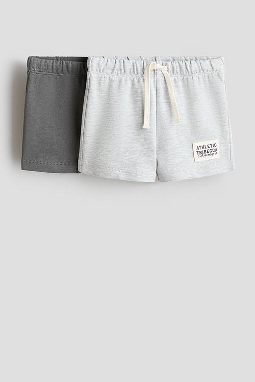 2-Pack sweatshorts - dark grey/light grey