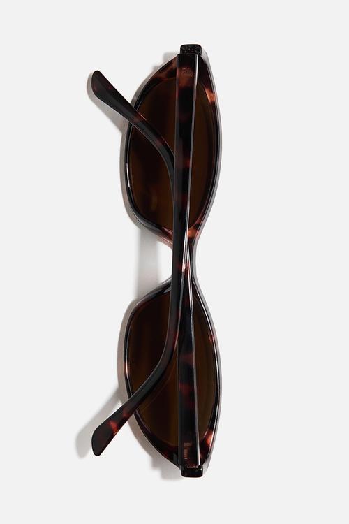 Oval sunglasses - brown/tortoiseshell pattern