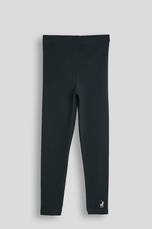 Girls Victoria Full Length Legging - Navy