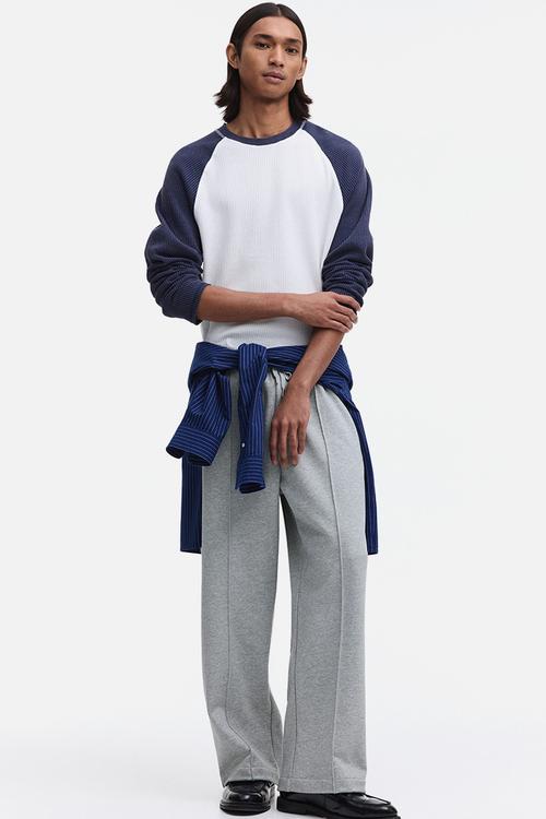Relaxed fit joggers - grey marl
