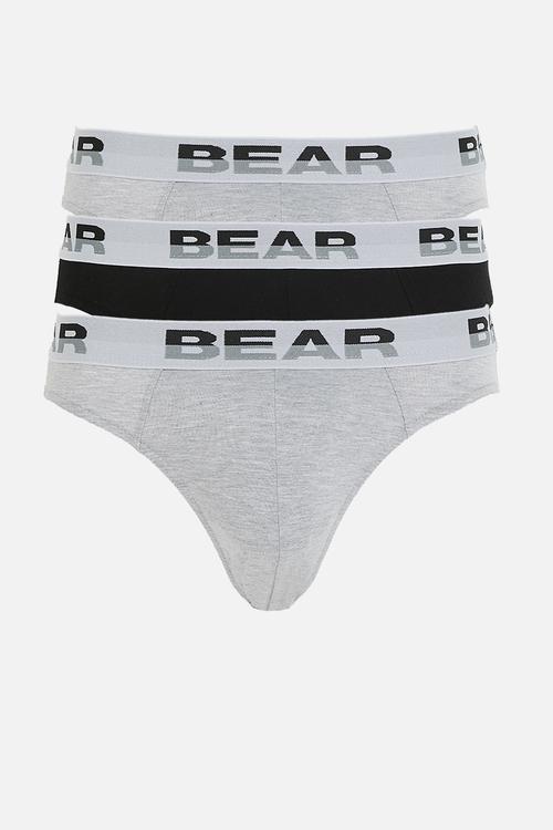 3Pk Cotton Brief - multi