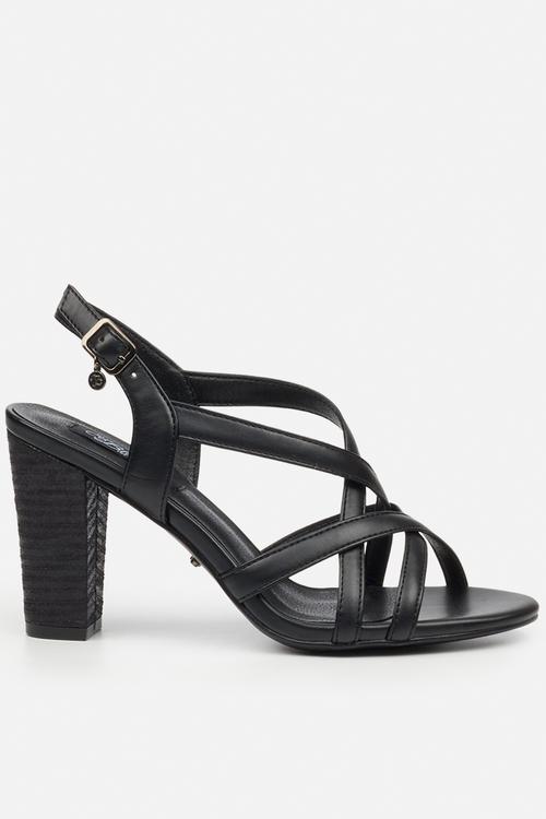 Millicent 2 strappy block heel - black