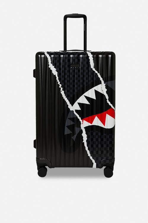 Center Rip Grey Check 29.7" Full-Size Luggage