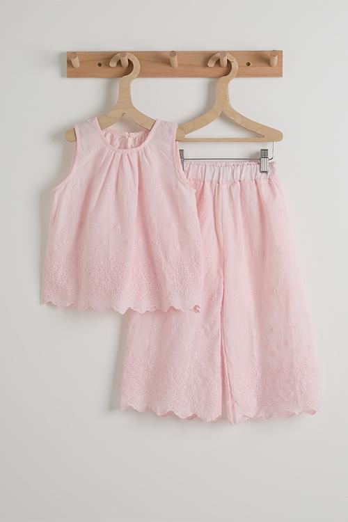 Top and pants - light pink