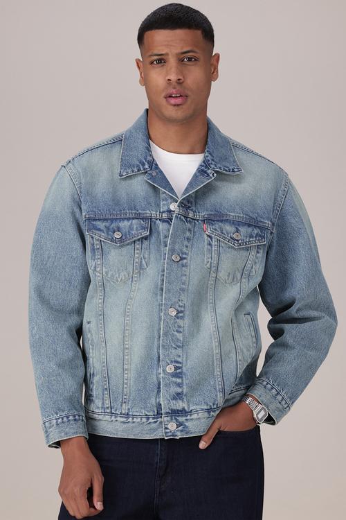 Relaxed Fit Trucker ZA - Wherever You Are - Med Indigo 