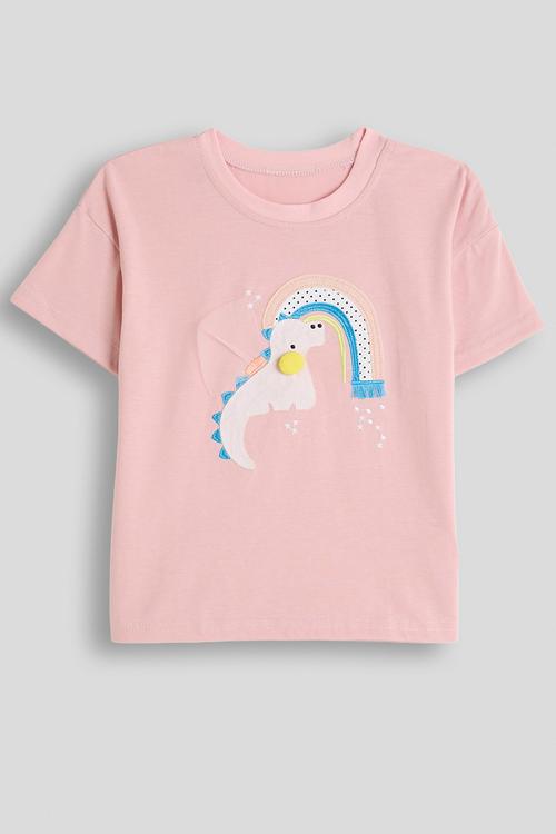 Unicorn graphic tee - pink