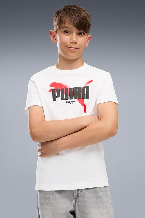 Graphic Relaxed Brand Tee B - Puma White