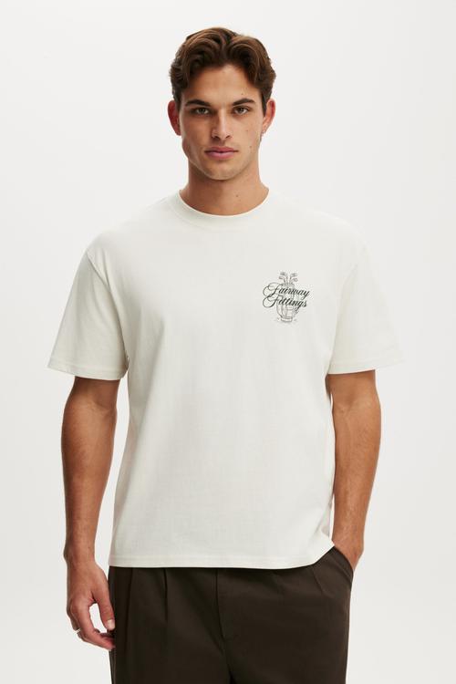Everyday Fit Graphic T-Shirt-Vintage White / Attire