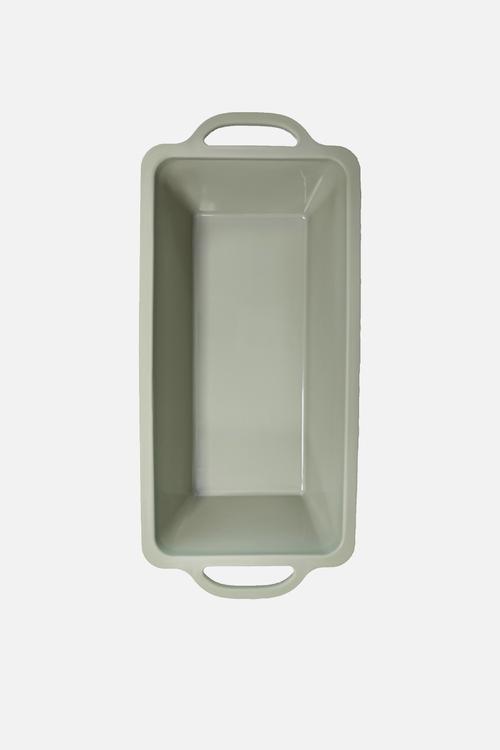 Home Classix Silicone Loaf Pan With Solid Handle - medium green