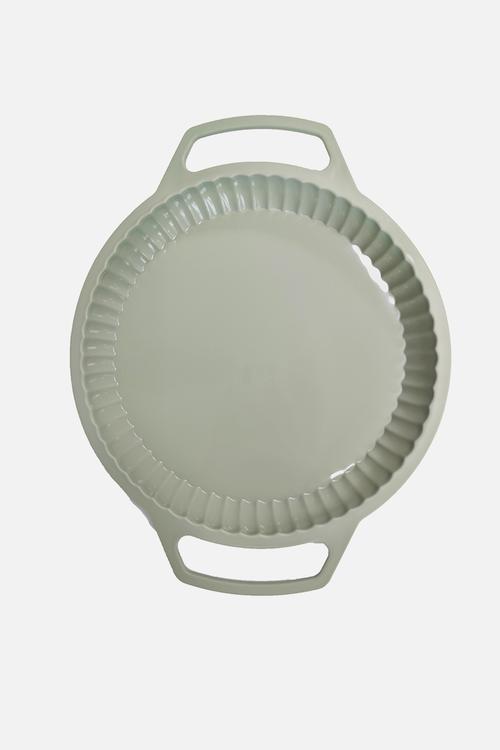 Home Classix Silicone Round Pan With Solid Handle - medium green