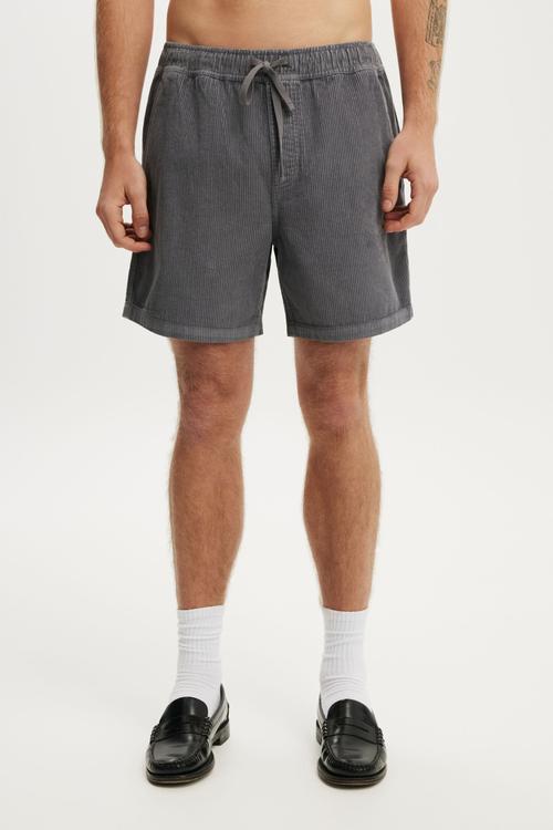 Easy Short - Washed Charcoal Cord