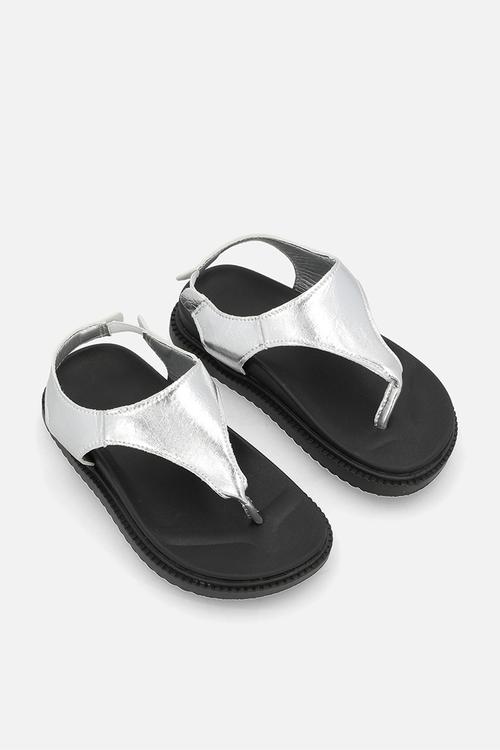 Thong sandals - silver