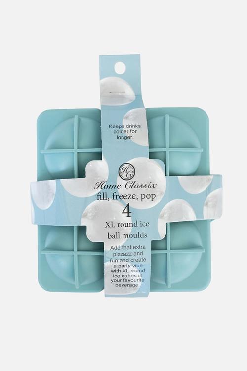 Home Classix  Silicone 4 Ice Balls - 16.9x15.4x6cm